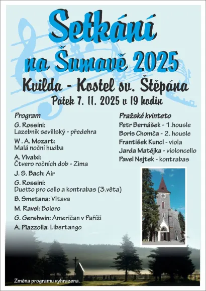Koncert - Setkání na Šumavě 2025