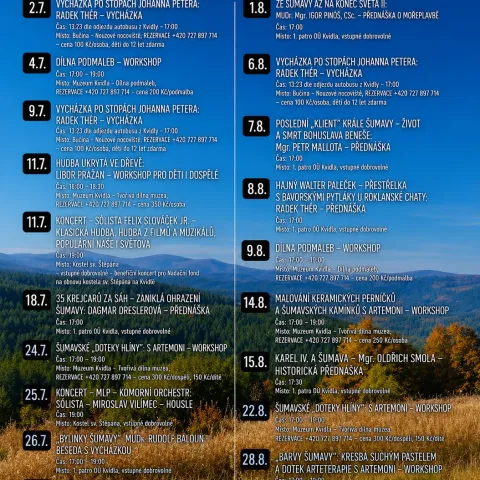 LÉTO 2026 na KVILDĚ