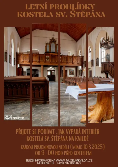 Nedělní komentované prohlídky kostela sv. Štěpána